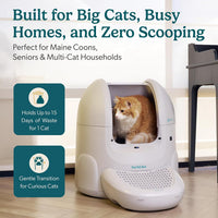 Petcove PurrTek Automatic Litter Box Self Cleaning 5GHz Wi-Fi - Extra Large - image 2
