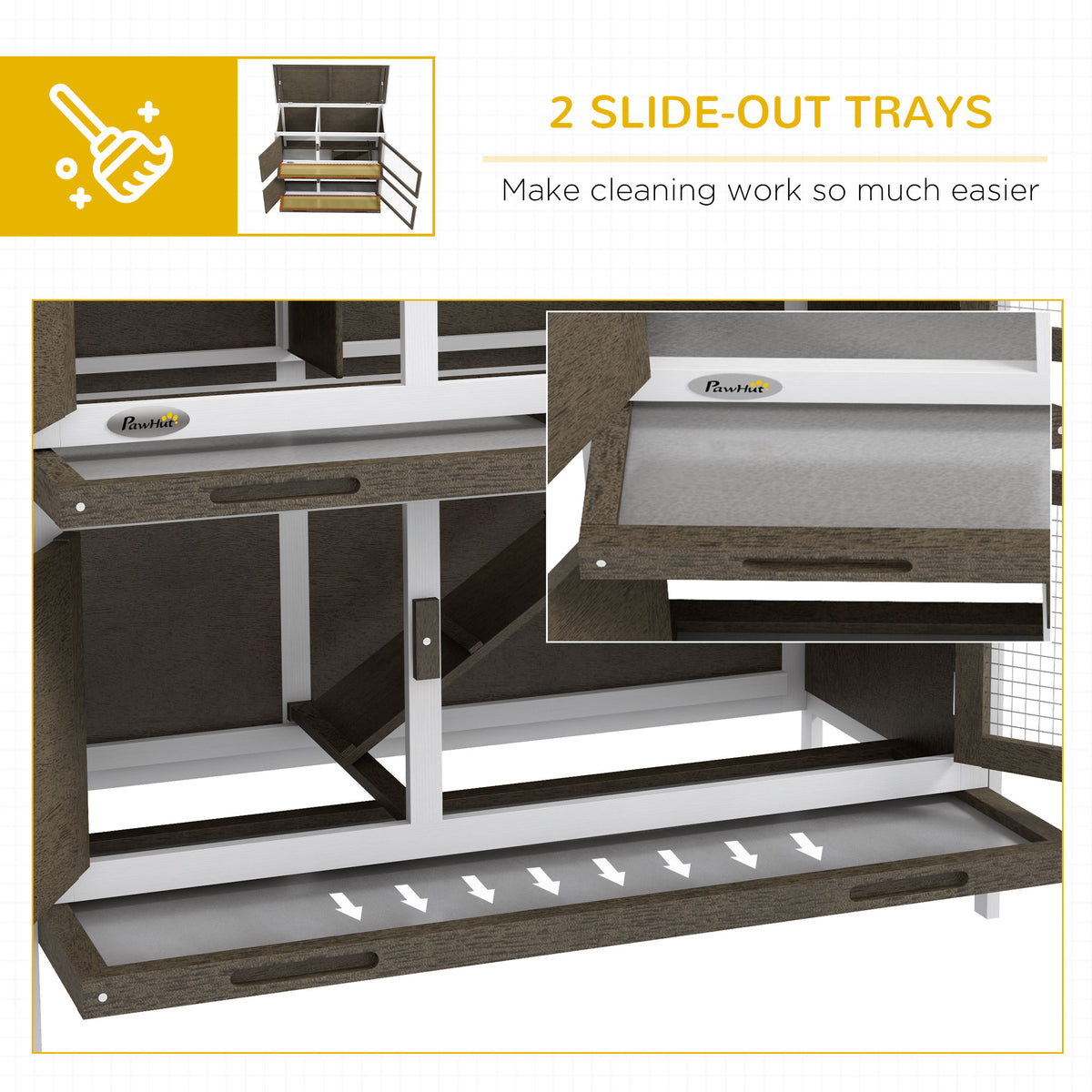 Bunny Hutch with Ramp
