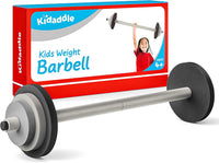 Modern Innovations Kids Weight Set Toy Dumbbells - Barbell / Black/Grey