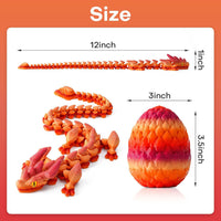 3D Printed Dragon Eggs with Dragon Inside - Random Twilight Mountain Range - image 2