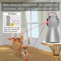 Automatic Laser Cat Toy – Motion-Activated Rechargeable Interactive Cat Toy with Random Laser Patterns