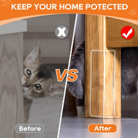 Clear Door Protector from Dog Scratching 4in x 16.4ft – Essentials for Dogs - 32.8ftX4in - image 2