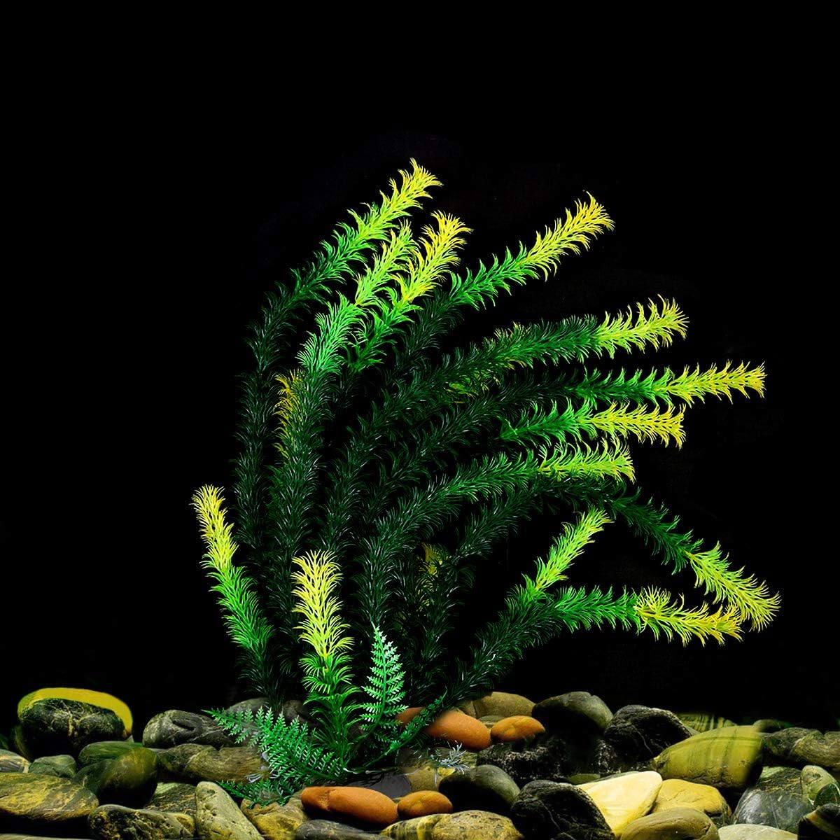18 Inch Artificial Aquarium Plants – Essentials for Fish - Green - image 4
