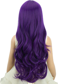DUDUWIG long black wavy curly middle part wig for kids with wig cap - view 25