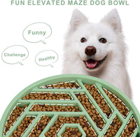 TOBYTO Slow Feeder Dog Bowls Large Medium Breed - Bean Green - image 3