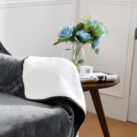 Soft Waterproof Blanket for Bed Couch Sofa - 30x40 inches / Dark Grey - image 4