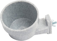 Lixit Quick Lock Removable Bird Cage Bowls for Birds, Rabbits - 10oz
