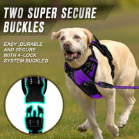 BARKBAY Dog Harness No Pull for Large Dogs Front Back Clips - X-Large(Chest:30-38”) / Purple - image 4