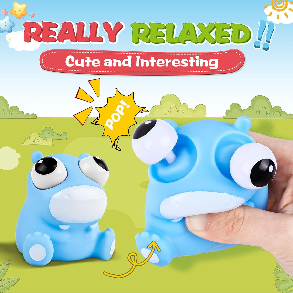 16 Pack Slow Rising Stress Balls，Textured Memory Soft Stress Ball – Fun for Kids & Family - 8 Pack Animal Stress Balls - image 3
