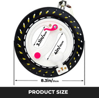 7.2in Kite Reels for Teens - Black Kite Reel With Brake / 8.3 inch - image 2