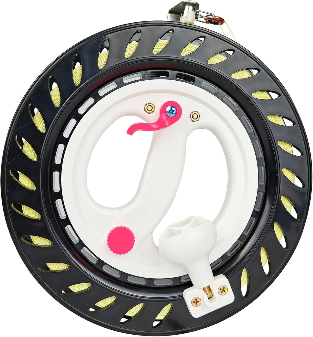7.2in Kite Reels for Teens - Black Kite Reel with Brake / 9 inch
