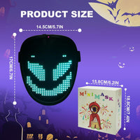 JDBMAOYE LED Light Up Mask with Gesture Sensing - Kid Led Mask - image 3