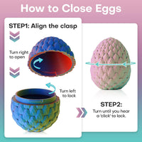 3D Printed Dragon Eggs with Dragon Inside - Random Mist Forest - image 4