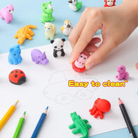 Kleeblatt Halloween erasers for kids shaped like pumpkins, ghosts, bats, skulls and cats - view 6