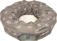 Kitty City Large Cat Tunnel Bed - Brown
