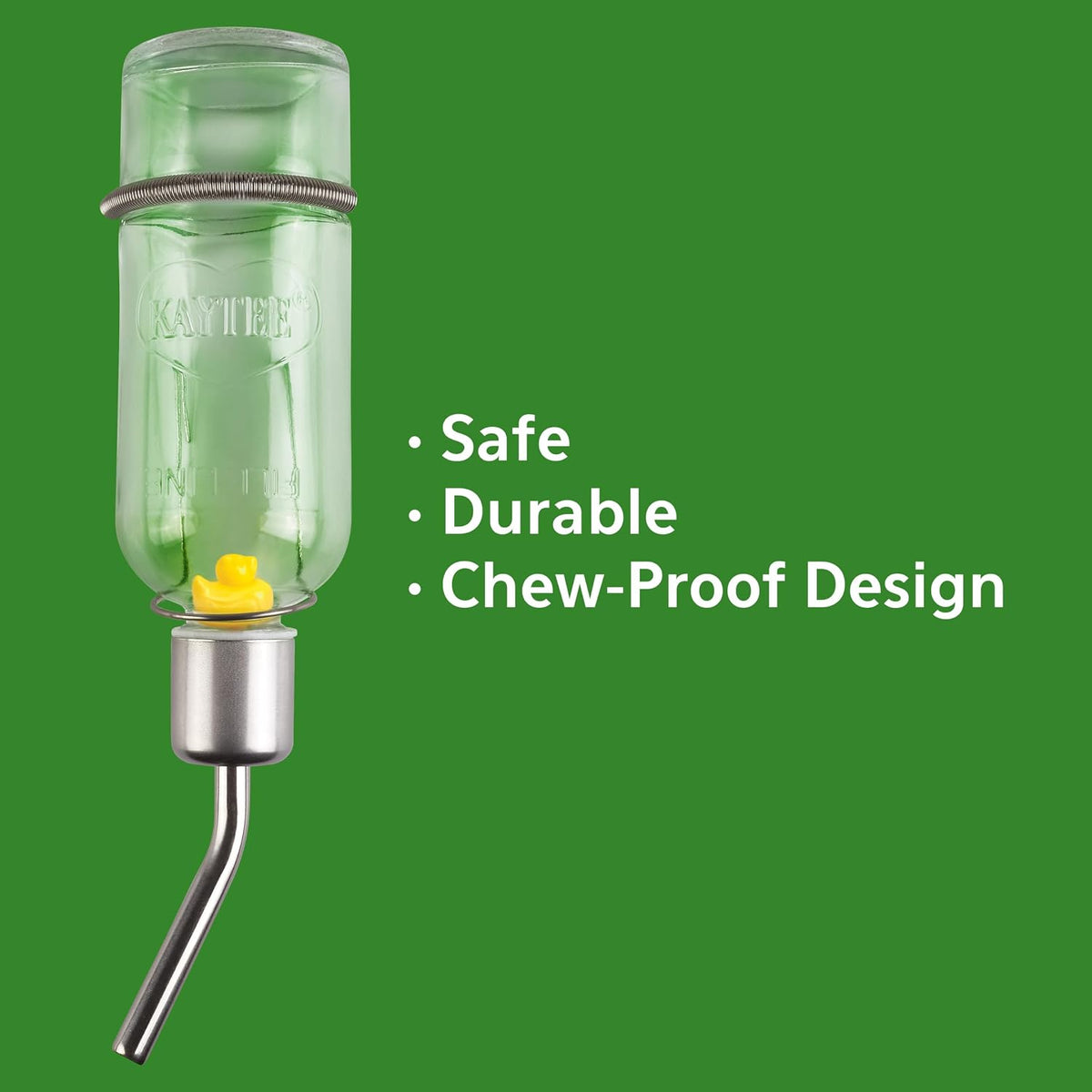 Kaytee Chew-Proof Water Bottle for Pet Rabbits, Ferrets - 6-Ounce / Clear - image 2
