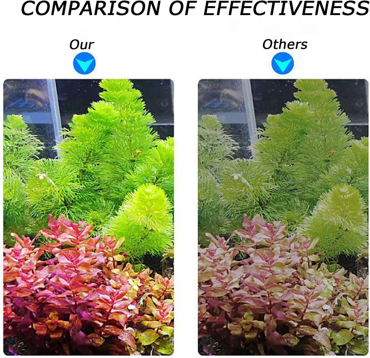 LED Aquarium Light Full Spectrum Clip Fish Tank Light Plants Light - 13.2W For 20-50 Gal Fish Tank - image 4