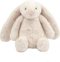 Best Pet Supplies Bunny Buddy Squeaky Plush Dog Toy, Beige - Bunny (Beige) / Large