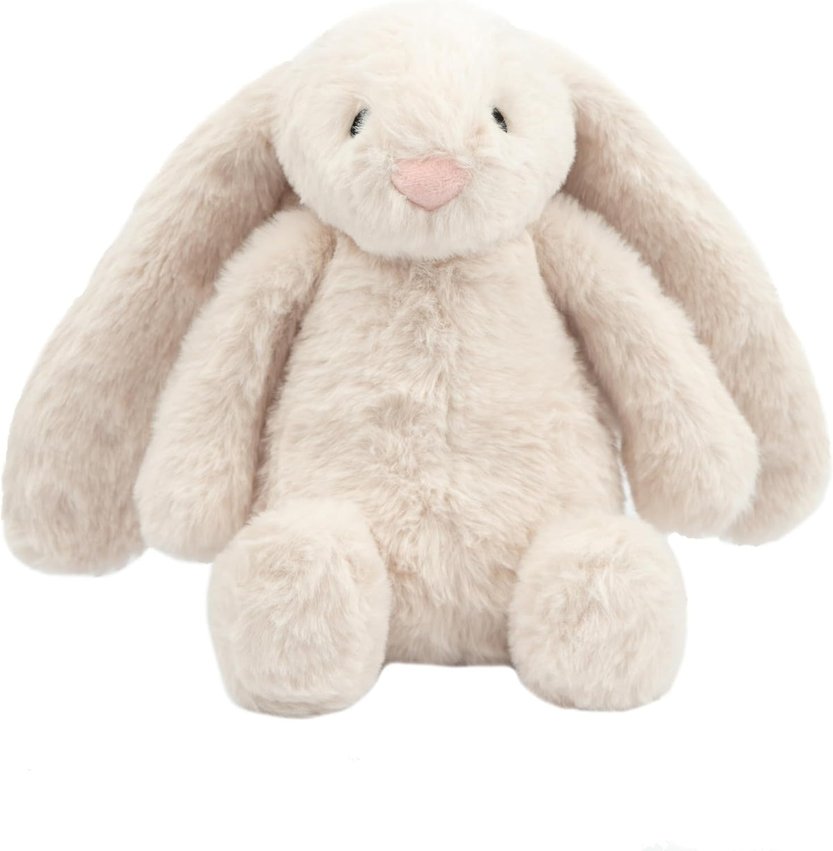 Best Pet Supplies Bunny Buddy Squeaky Plush Dog Toy, Beige - Bunny (Beige) / Large