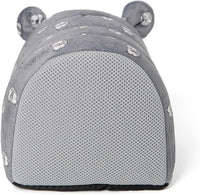 Hedgehog Bed Cave Hideout Hedgehog House Hedgehog Accessories, Hamster Small Animals Cage Supplies Warm House (Grey)