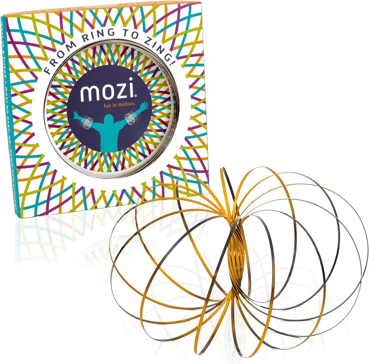 Mozi Geometric Magic Flow Bracelet, Easy to Use - Mozi / Black & Gold