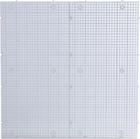 Plastic Grid Divider Tray Egg Crate Louvre Aquarium Fish Tank – Essentials for Fish - 4pcs - image 3