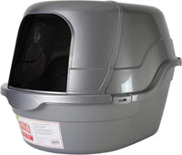 Nature's Miracle Hooded Flip Top Cat Litter Box with Charcoal Filter – Daily Care for Cats