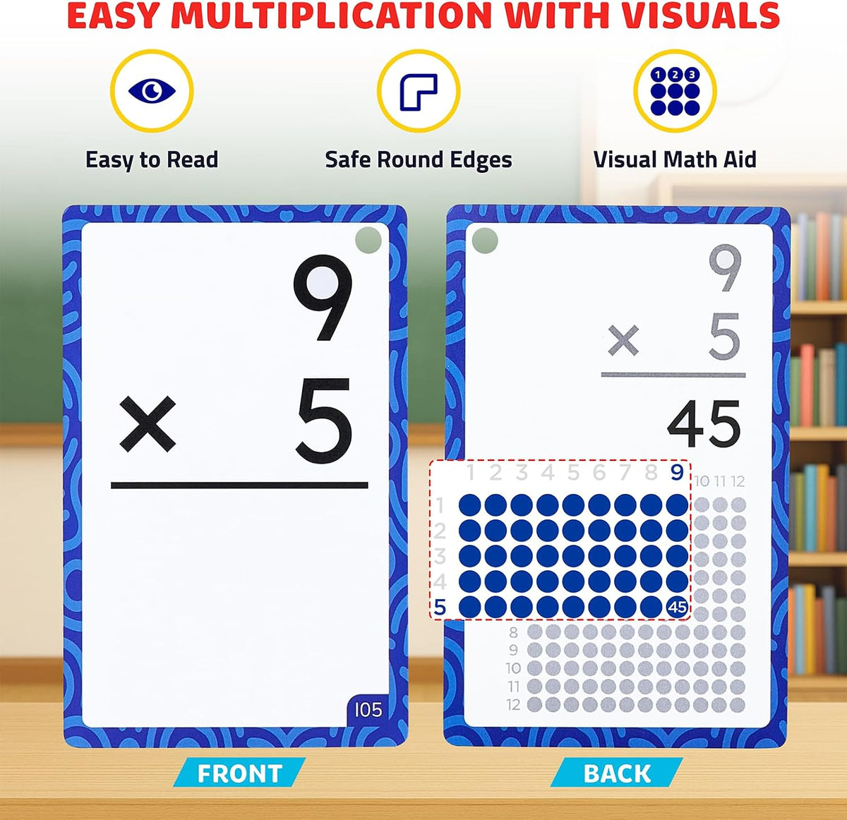 JoyCat Multiplication Flash Cards + Chart - Multiplication Flash Cards - image 3