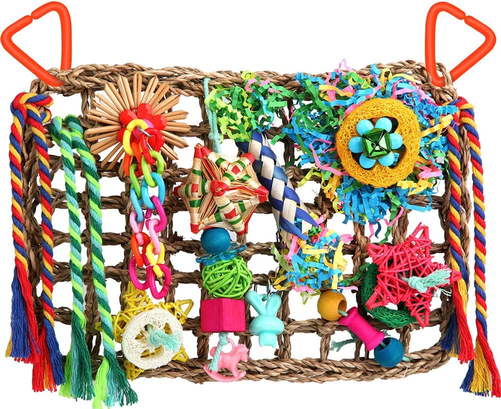 Foraging Toys for Parakeets Cockatiel Conures Lovebirds