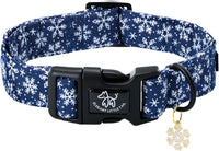 Elegant little tail Dog Collar - Snow / Large (Pack of 1)