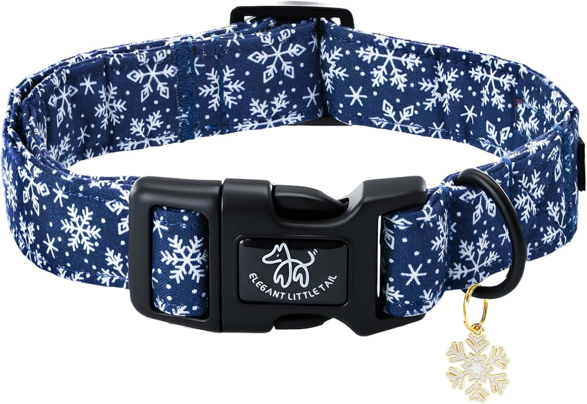 Elegant little tail Dog Collar - Snow / Large (Pack of 1)