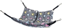 Niteangel Hanging Hammock Nap Sack Swing Bag Pet Sleeper for Ferret - Blue / Stars - image 2