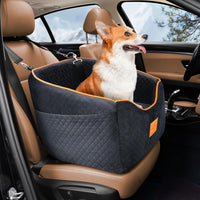 XIEEAOZEE Dog Car Seat for Small/Medium Dogs & Cats Under – Essentials for Dogs - Black