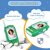 Video Walkie Talkies for Kids - Dark Green+Dark Green - image 4