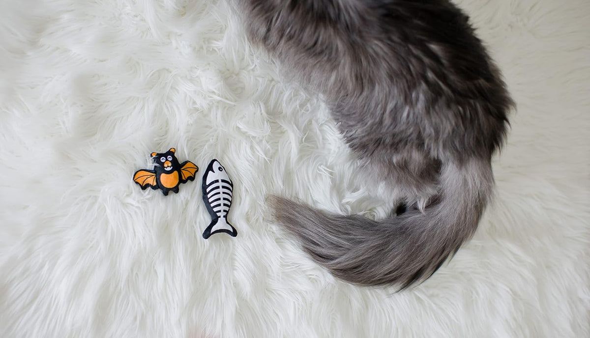 Pearhead Fall Maple Leaf and Syrup Cat Toys, Set of 2 – Essentials for Cats - Halloween Cat Toys - image 2