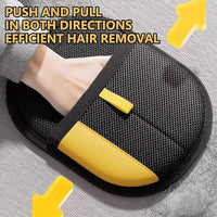 Pet Hair Removal Gloves Brush, Reusable Cat Dog Electrostatic Hair Remover Grooming Glove Tool (1 Pack Black)