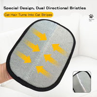 Electrostatic Pet Hair Removal Gloves – Essentials for Cats - 2pcs-Black - image 2