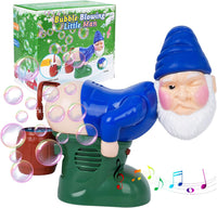 Santa Bubble Butt Blower, Santa Claus Farting Bubble Machine - Gnome
