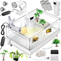 MoonOrange Small Turtle Tank Kit - White