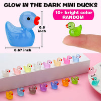 GWAHSA 240pcs Luminous Mini Resin Ducks - Luminous Ducks - image 2