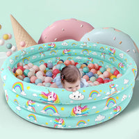 Jasonwell Inflatable Baby Kiddie Pool - 59" Unicorn - image 2