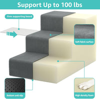 YENING Large Dog Stairs for High Beds - image 3