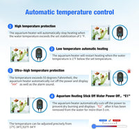100W Submersible Fish Tank Heater for 10-20 Gallon with Auto Shut-Off - 300W - image 2