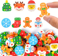 Wolpark mini erasers for kids shaped like cakes, donuts, ice cream, fruit and hearts - view 7