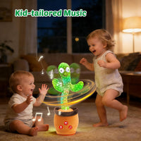 Qularlans Dancing Talking Cactus Toy for Girls Boys Interactive Gifts – Fun for Kids & Family - Rechargeable - image 2