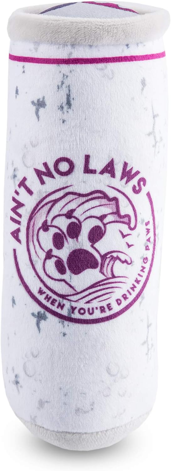 Haute Diggity Dog Woofford Reserve Bottle Plush Dog Toy - WP - Bark Cherry (White, Purple, Black) / One Size - image 2