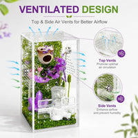 Jumping Spider Enclosure, DIY Insects Habitat - Purple - image 4