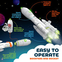 MOBIUS Toys space playset with multi-stage rocket, detachable shuttle and astronaut figures - view 3
