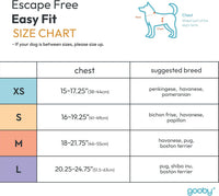 Gooby Escape Free Easy Fit Dog Harness, Step-in - Small chest (16~19.25") / Turquoise - image 3