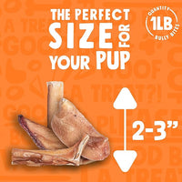 Bully Sticks for Small Dogs | All Natural, Single Ingredient Bully Sticks for Puppies to Medium Dogs (Bully Bites - 1lb)